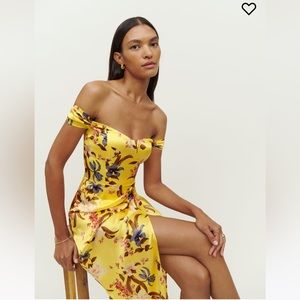 Reformation Genesis Silk Dress Lei 2 S